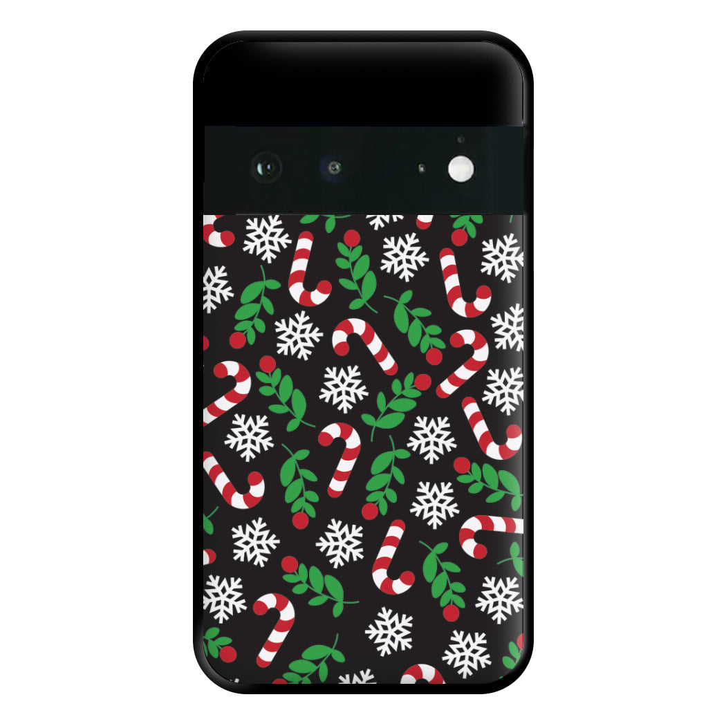 Snow Black Pattern Phone Case for Google Pixel 6a