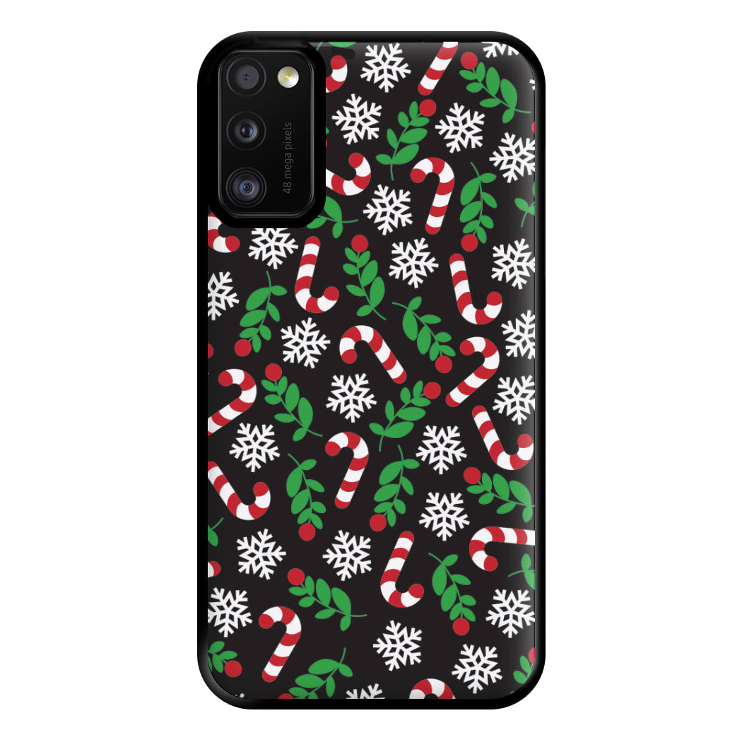 Snow Black Pattern Phone Case for Galaxy A41