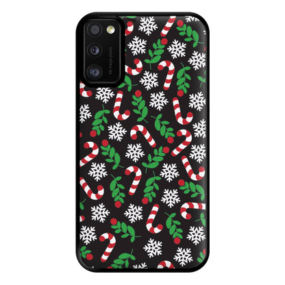 Snow Black Pattern Phone Case for Galaxy A41