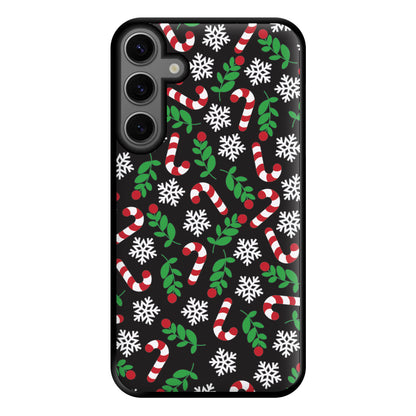 Snow Black Pattern Phone Case for Galaxy S23FE