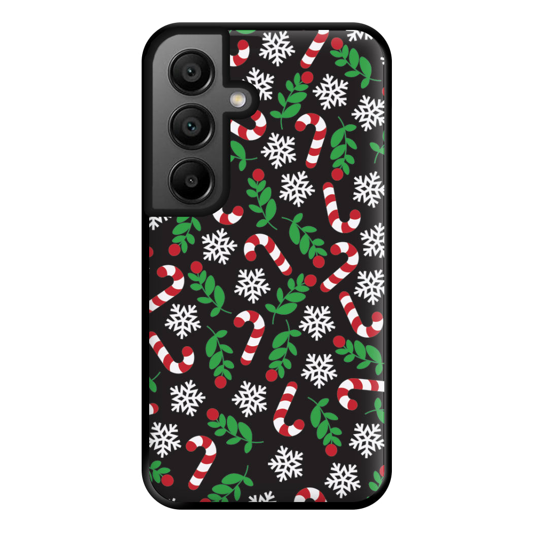 Snow Black Pattern Phone Case for Google Pixel 8