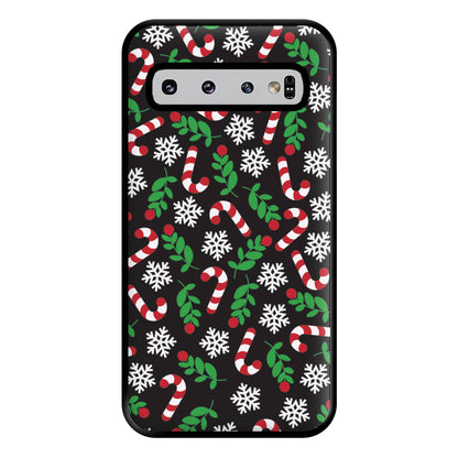 Snow Black Pattern Phone Case for Galaxy S10 Plus