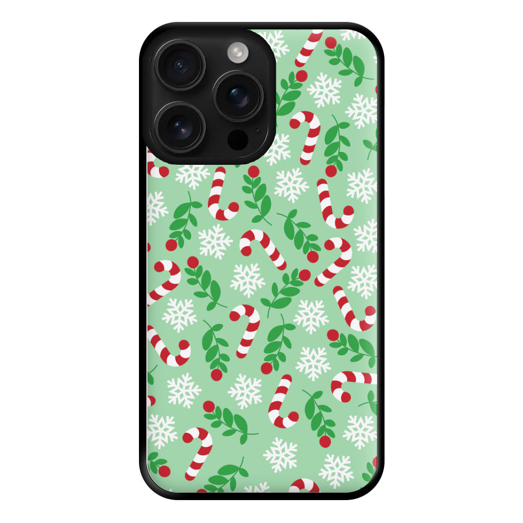 Snow Green Pattern Phone Case