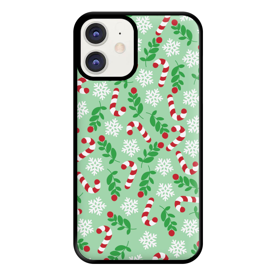 Snow Green Pattern Phone Case for iPhone 11