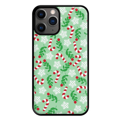 Snow Green Pattern Phone Case for iPhone 12 Pro Max