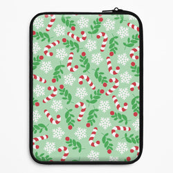Snow Green Pattern Universal Laptop Sleeve
