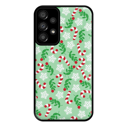 Snow Green Pattern Phone Case for Galaxy A33