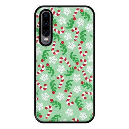 Snow Green Pattern Phone Case for Huawei P30