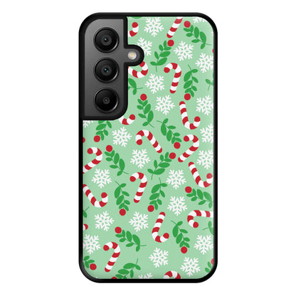 Snow Green Pattern Phone Case for Google Pixel 8