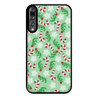 Snow Green Pattern Phone Case for Huawei P20 Pro