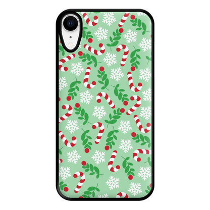 Snow Green Pattern Phone Case for iPhone XR