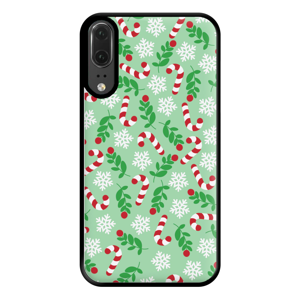 Snow Green Pattern Phone Case for Huawei P20