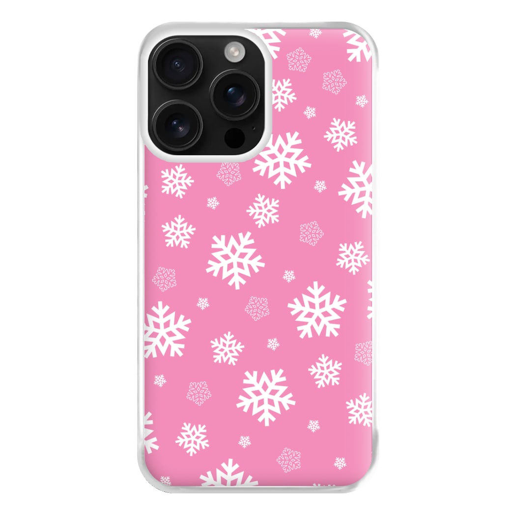 Snow Pink Pattern Phone Case