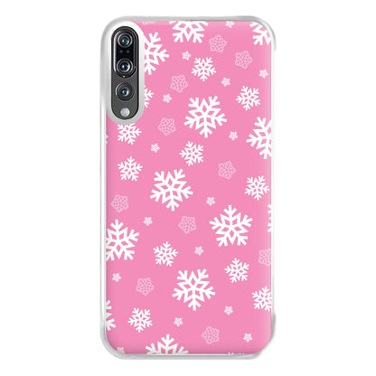 Snow Pink Pattern Phone Case for Huawei P20 Pro