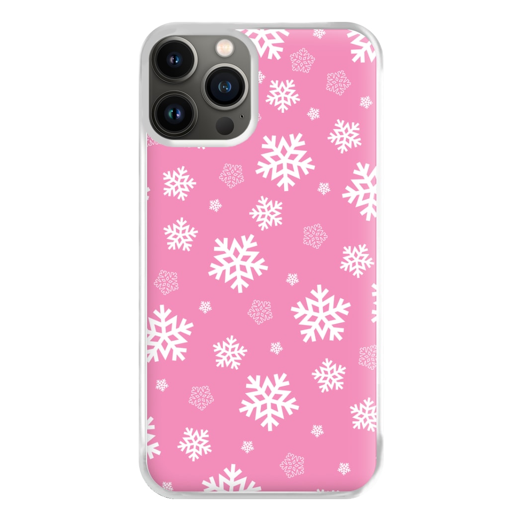 Snow Pink Pattern Phone Case for iPhone 11 Pro Max