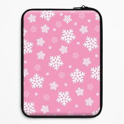 Snow Pink Pattern Universal Laptop Sleeve