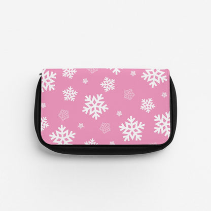 Snow Pink Pattern Pencil Case