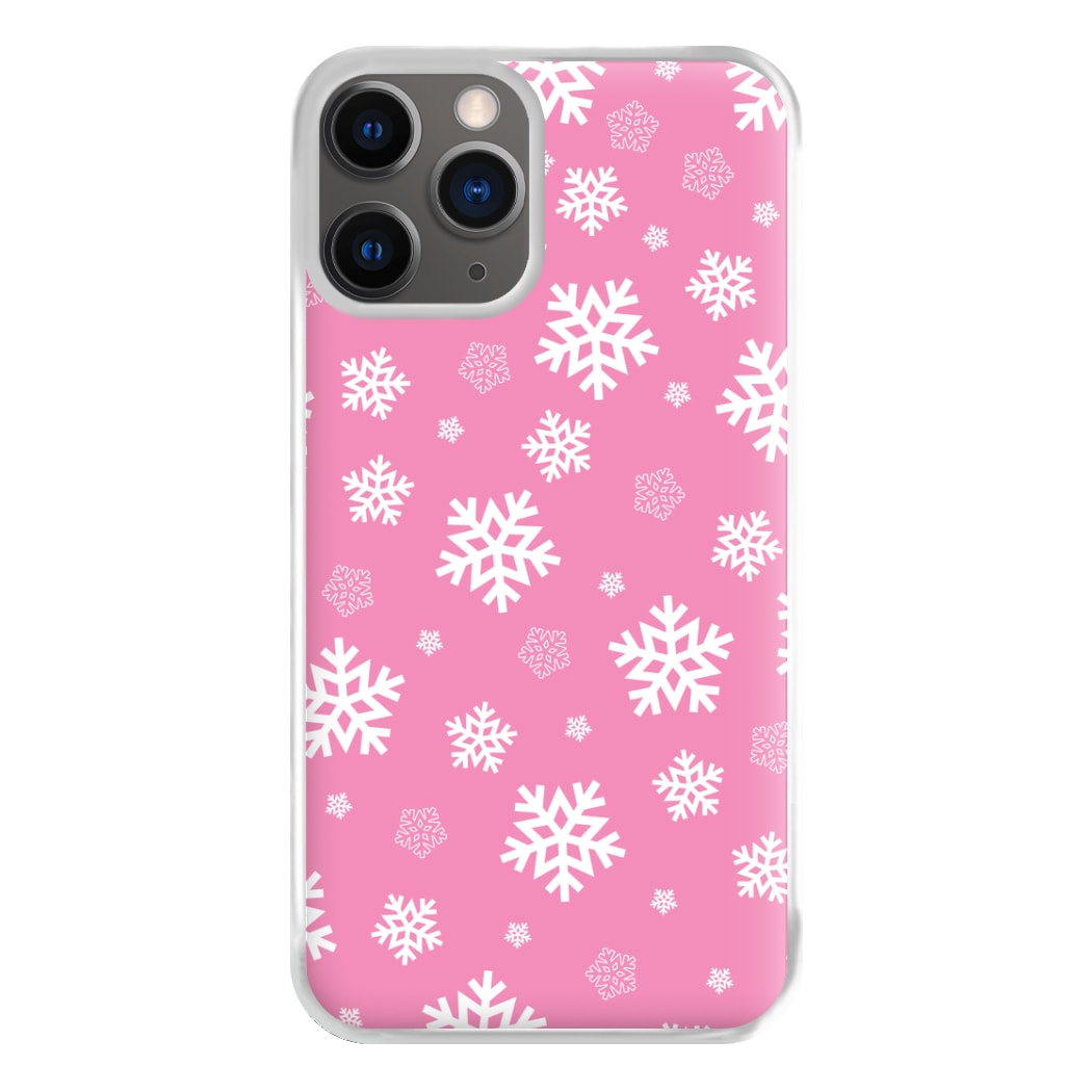 Snow Pink Pattern Phone Case for iPhone 12 Pro Max