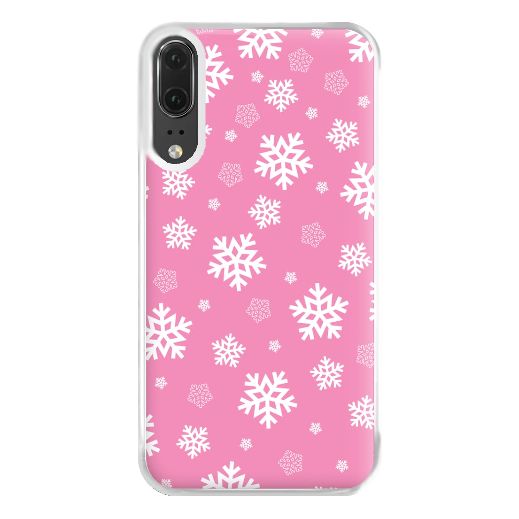 Snow Pink Pattern Phone Case for Huawei P20