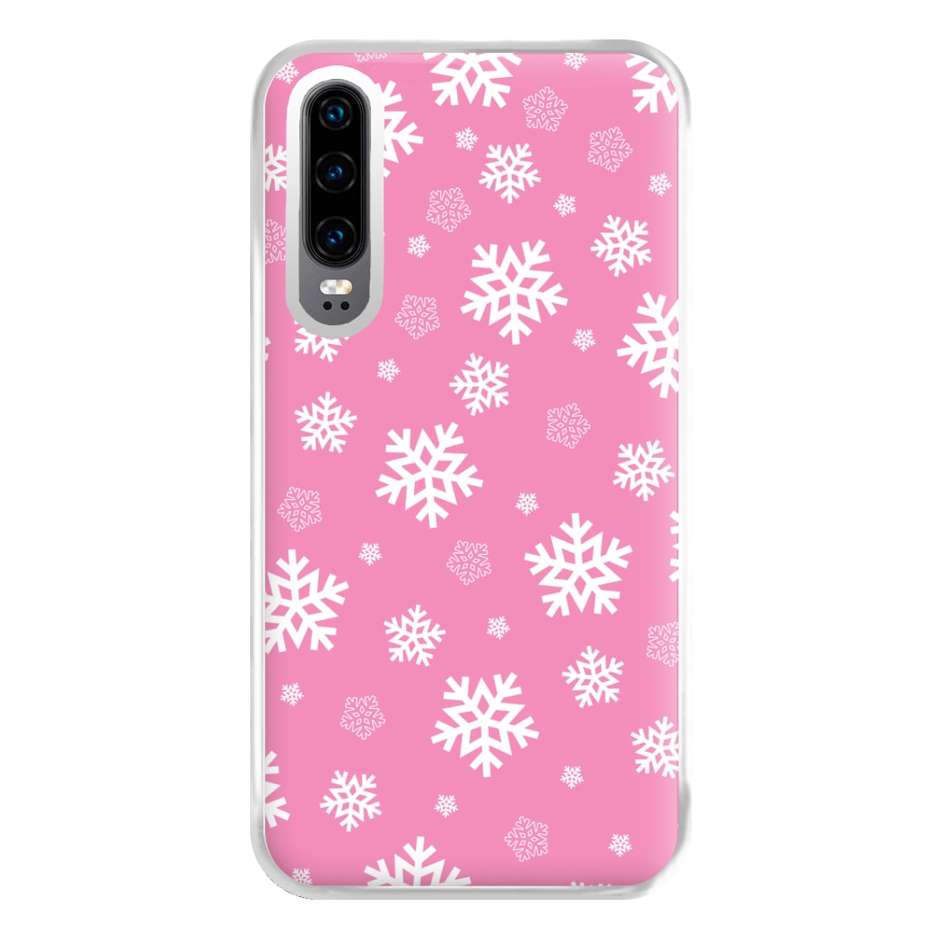 Snow Pink Pattern Phone Case for Huawei P30