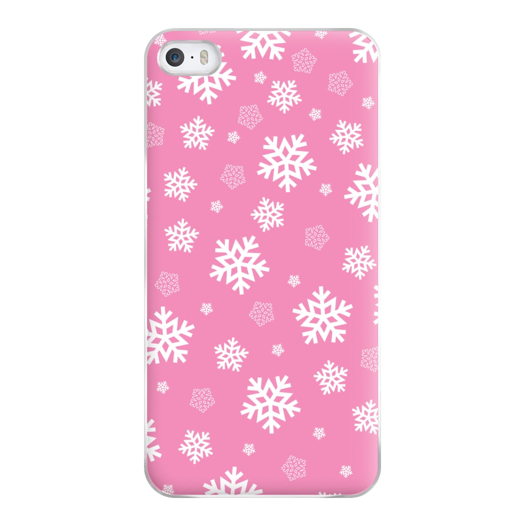 Snow Pink Pattern Phone Case for iPhone 5 / 5s / SE 2016