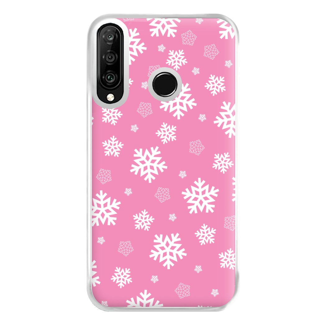 Snow Pink Pattern Phone Case for Huawei P30 Lite