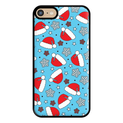 Blue Snow Pattern Phone Case for iPhone 6 / 7 / 8 / SE