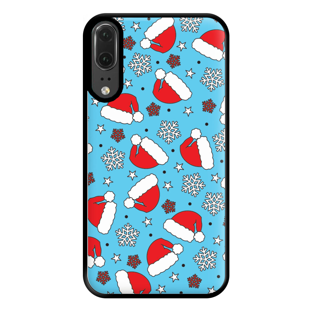 Blue Snow Pattern Phone Case for Huawei P20