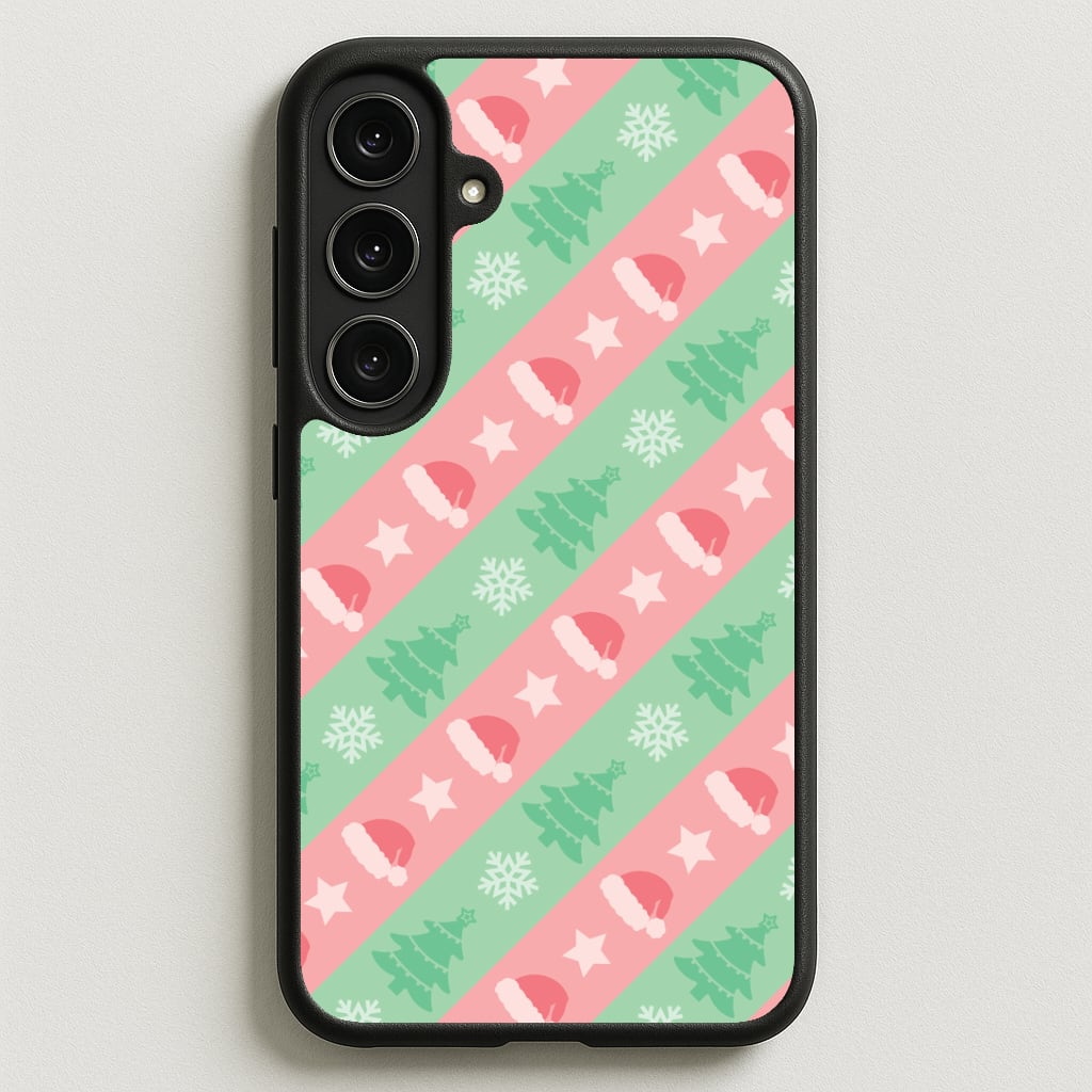 Hats And Trees Pattern Phone Case for Galaxy S25FE