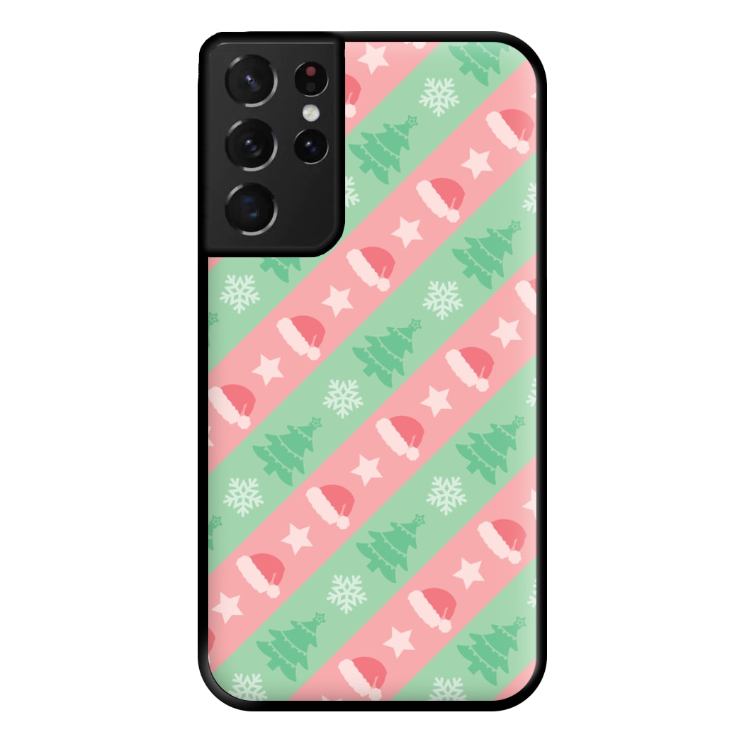 Hats And Trees Pattern Phone Case for Galaxy S21 Ultra