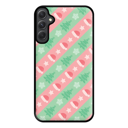 Hats And Trees Pattern Phone Case for Galaxy A54