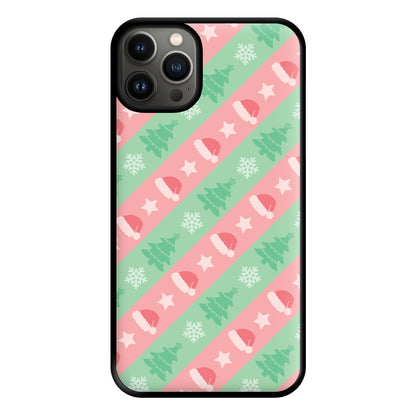 Hats And Trees Pattern Phone Case for iPhone 13