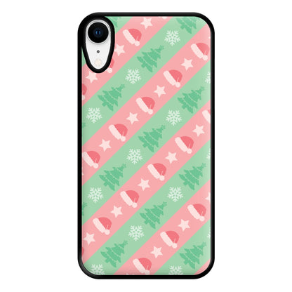 Hats And Trees Pattern Phone Case for iPhone XR