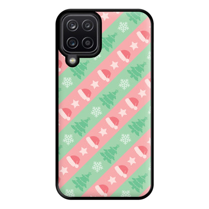 Hats And Trees Pattern Phone Case for Galaxy A12