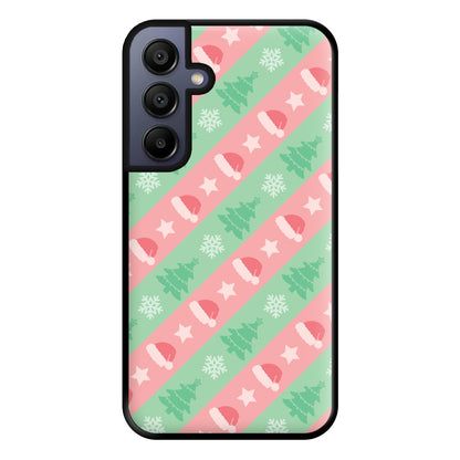 Hats And Trees Pattern Phone Case for Galaxy A15