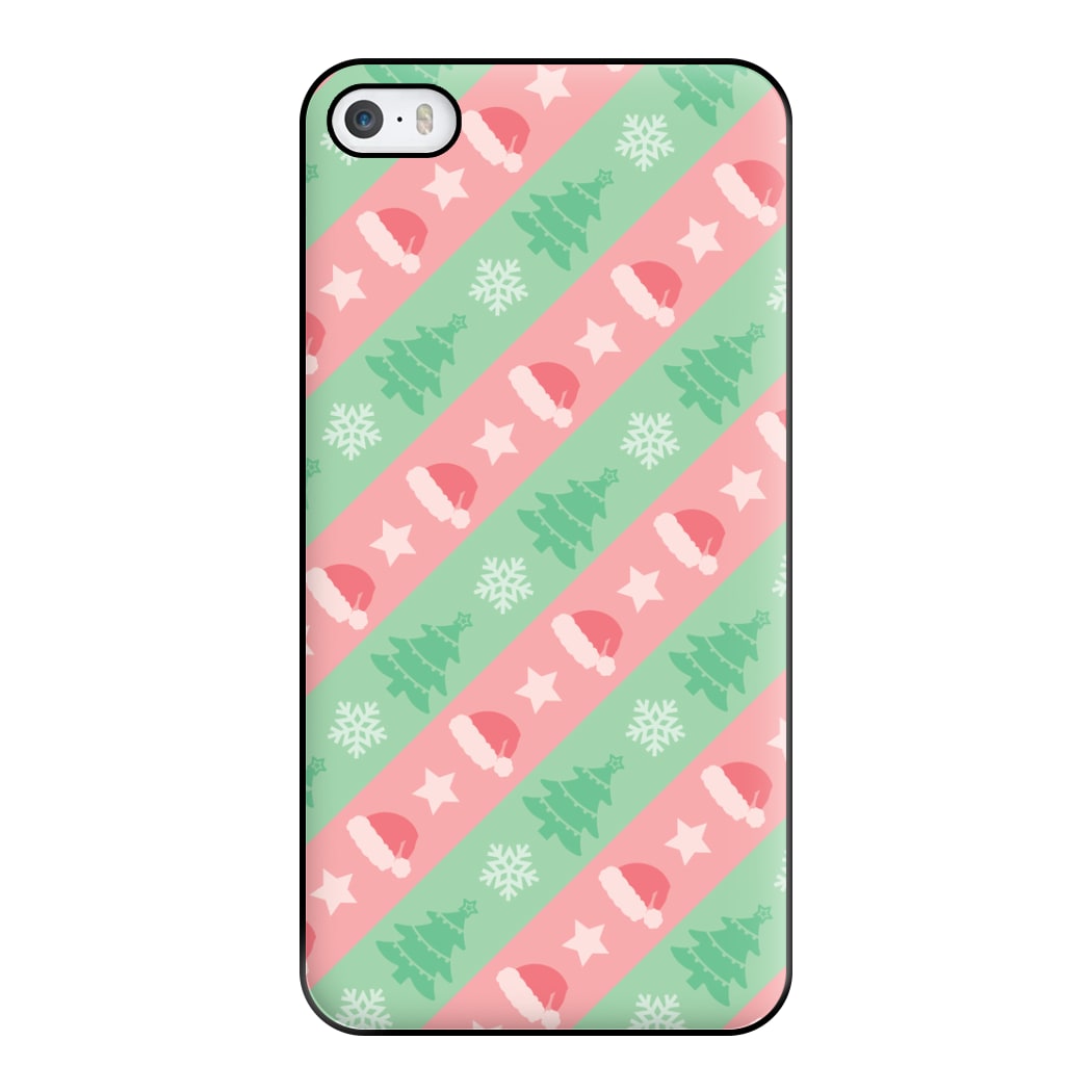 Hats And Trees Pattern Phone Case for iPhone 5 / 5s / SE 2016