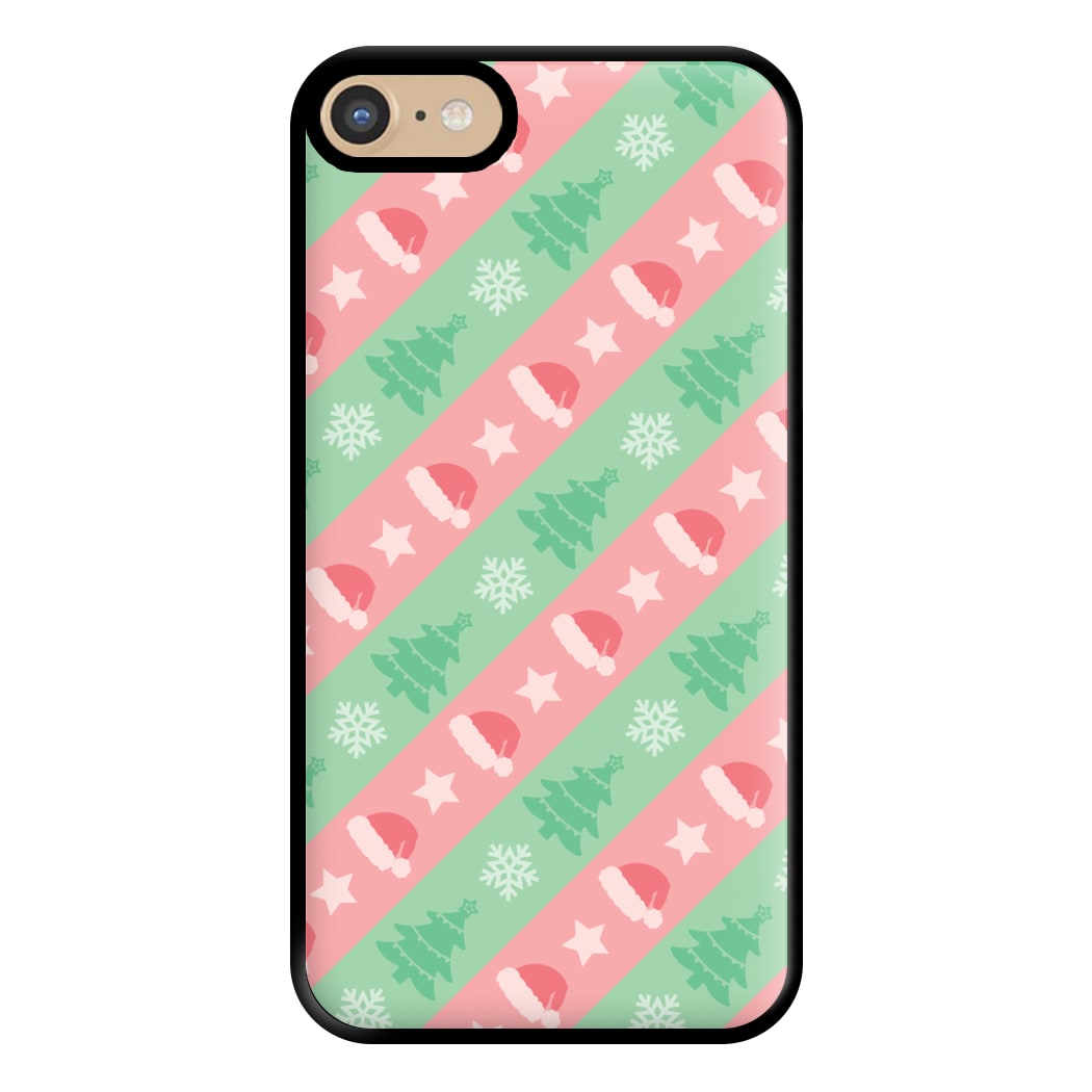 Hats And Trees Pattern Phone Case for iPhone 6 / 7 / 8 / SE