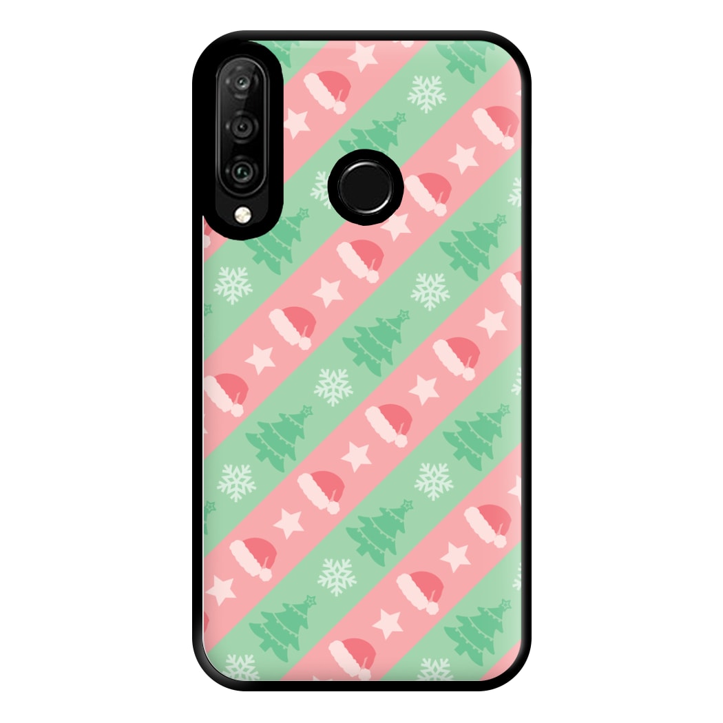 Hats And Trees Pattern Phone Case for Huawei P30 Lite