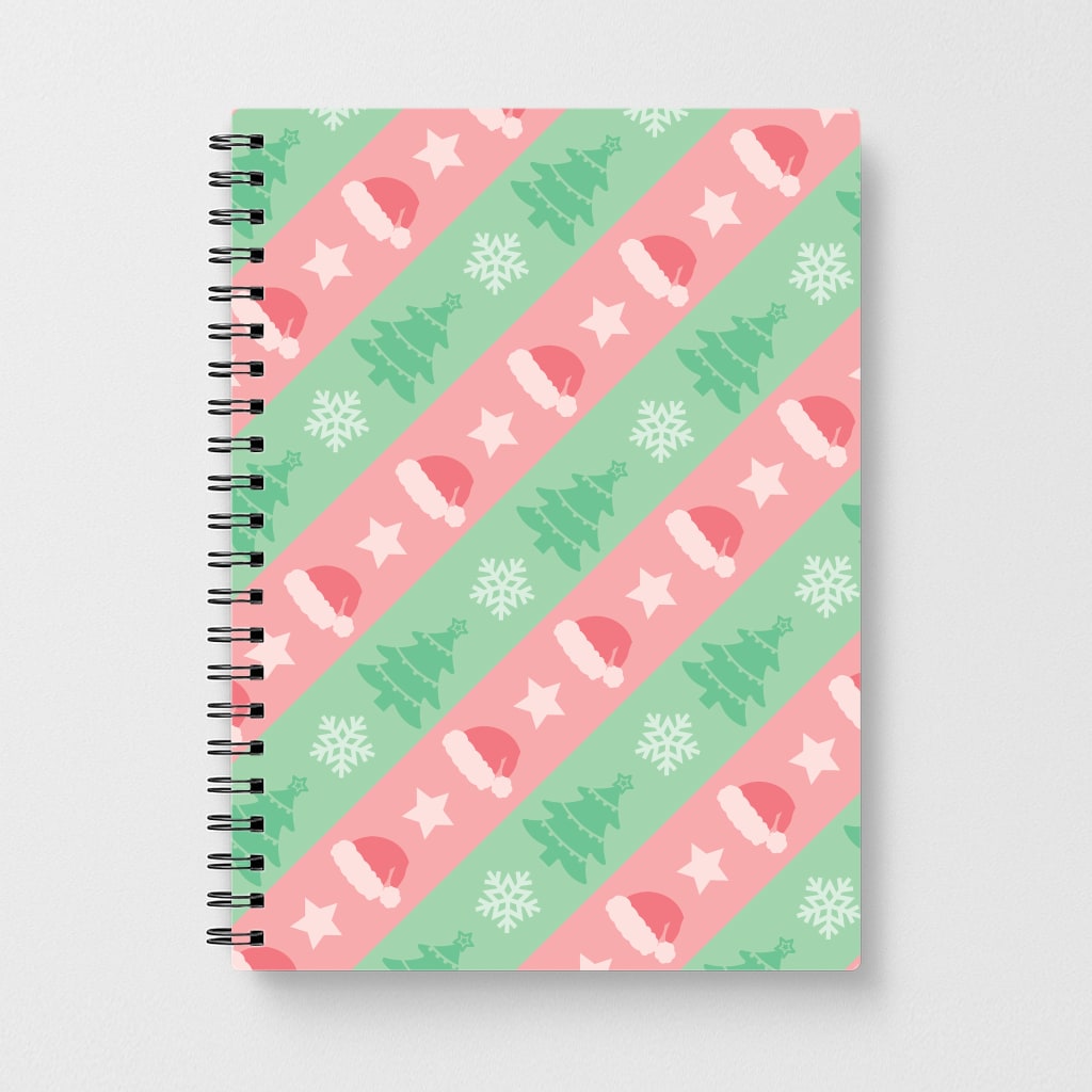 Hats And Trees Pattern Notebook