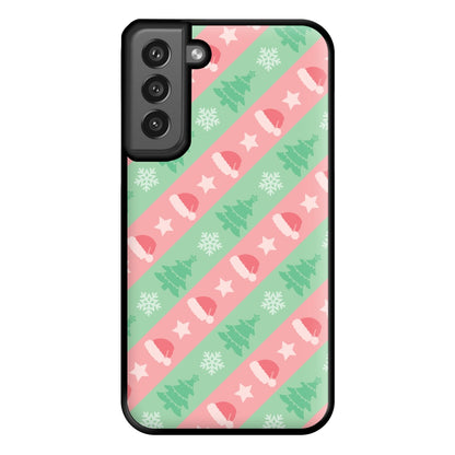 Hats And Trees Pattern Phone Case for Galaxy S21FE