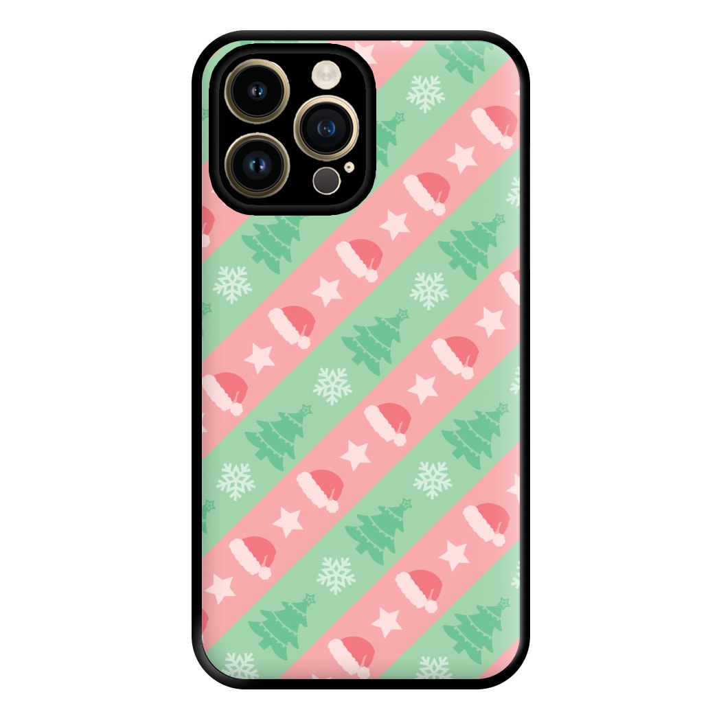 Hats And Trees Pattern Phone Case for iPhone 14 Pro Max