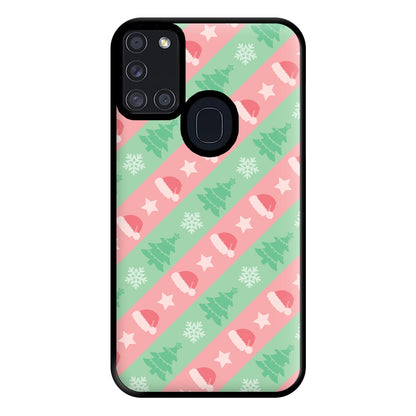 Hats And Trees Pattern Phone Case for Galaxy A21s