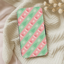Hats And Trees Pattern Wallet Phone Case