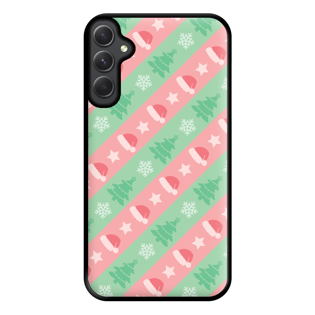 Hats And Trees Pattern Phone Case for Galaxy A14