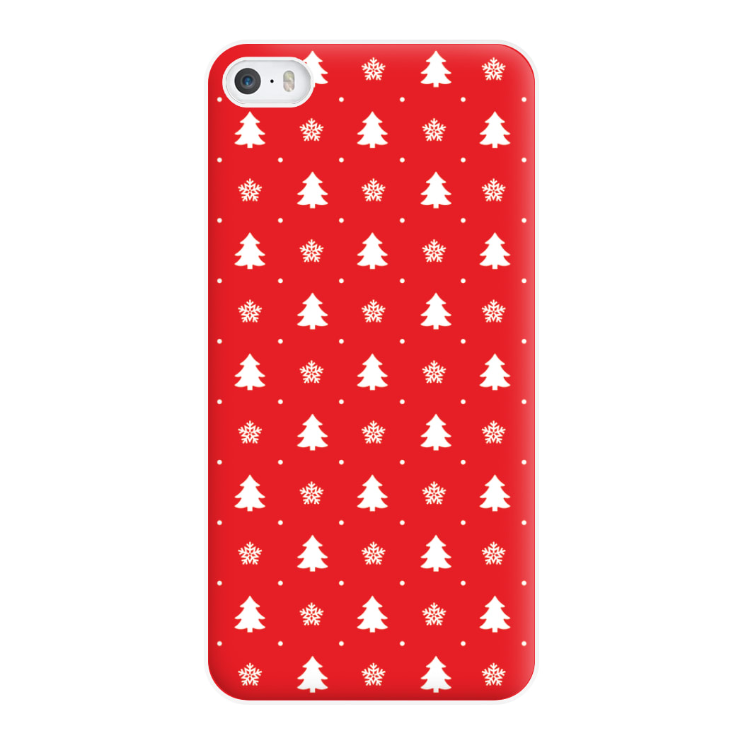 Red Tree Pattern Phone Case for iPhone 5 / 5s / SE 2016