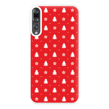 Red Tree Pattern Phone Case for Huawei P20 Pro