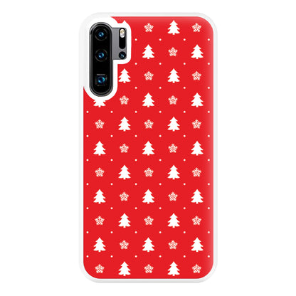 Red Tree Pattern Phone Case for Huawei P30 Pro