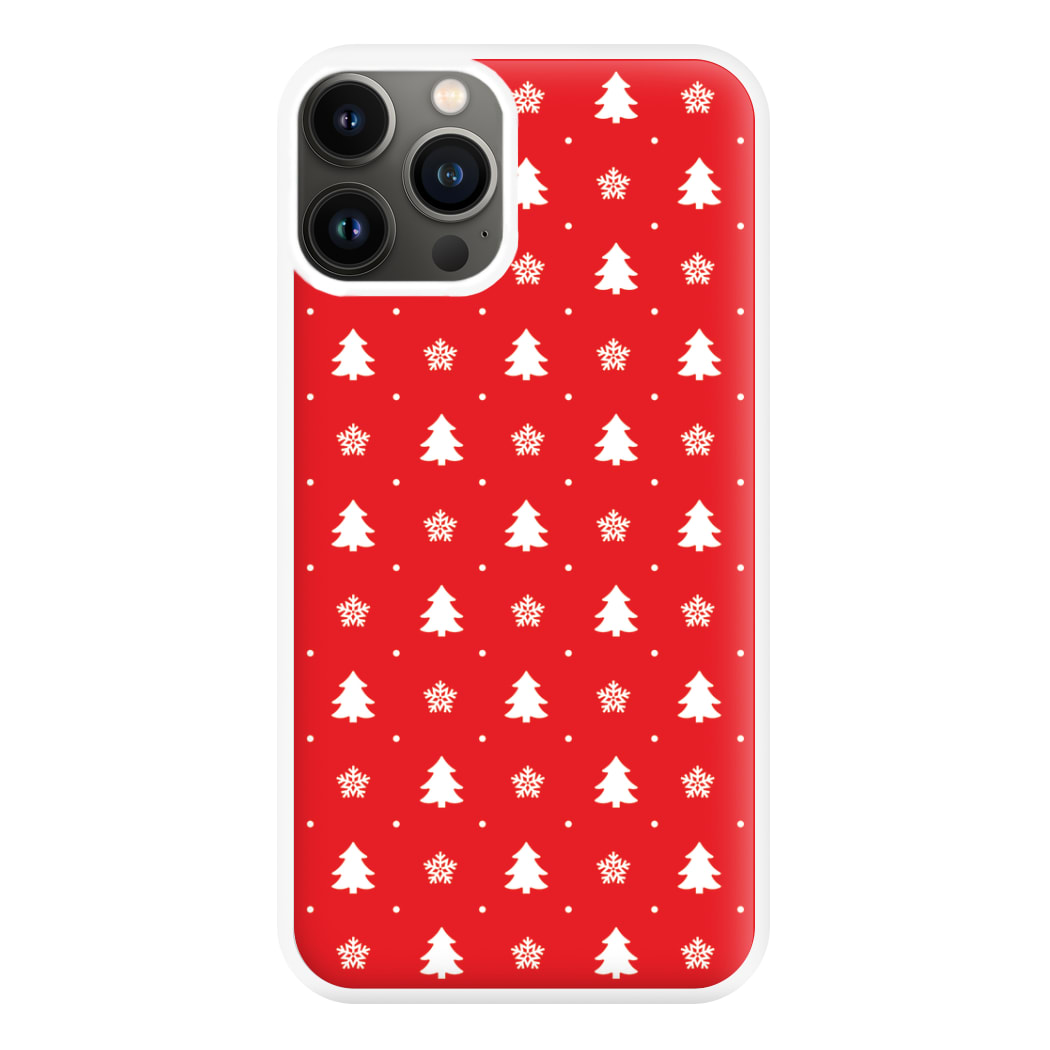 Red Tree Pattern Phone Case for iPhone 11 Pro Max