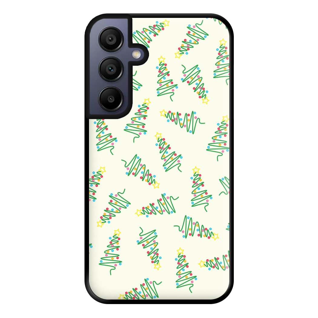 Wiry Tree Pattern Phone Case for Galaxy A15