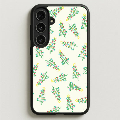Wiry Tree Pattern Phone Case for Galaxy S25FE